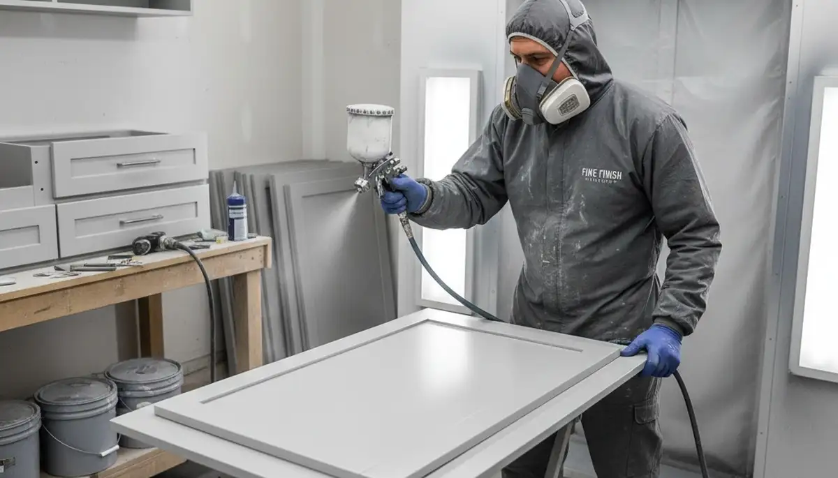 Professional cabinet painting service in Las Vegas NV with durable kitchen refinishing results