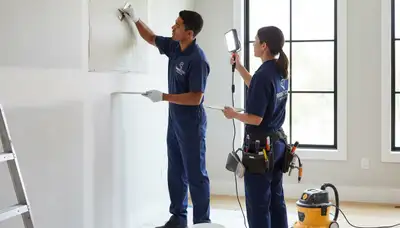 Professional drywall repair and wall restoration in Las Vegas, NV home interior