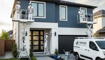 Professional exterior house painting in Las Vegas NV with desert climate-resistant coatings