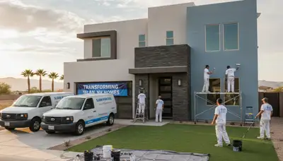 Professional house painting service in Las Vegas, NV for residential interior and exterior homes