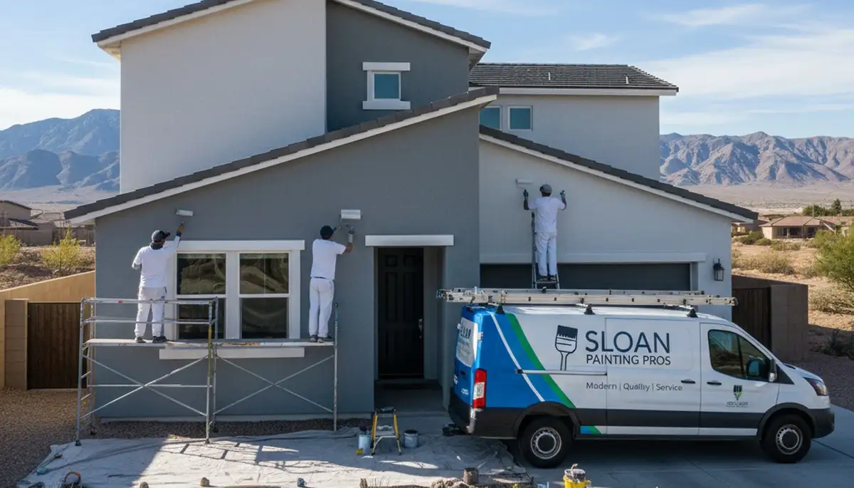 Professional house painting service in Las Vegas, NV for residential exteriors and interiors