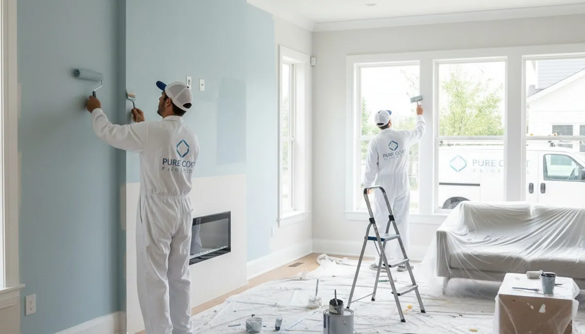 Professional interior house painting in Las Vegas NV by expert painters for modern home finishes