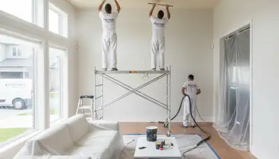 Professional popcorn ceiling removal for modern Las Vegas NV homes by expert painting contractors